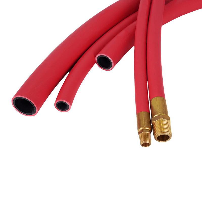 Rote EPDM 1/2' X 50FT mit NPT-Männlichem Gummi-Luftschlauch für Druckluft