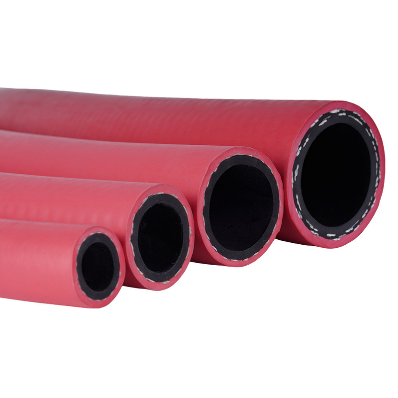 Rote EPDM 1/2' X 50FT mit NPT-Männlichem Gummi-Luftschlauch für Druckluft