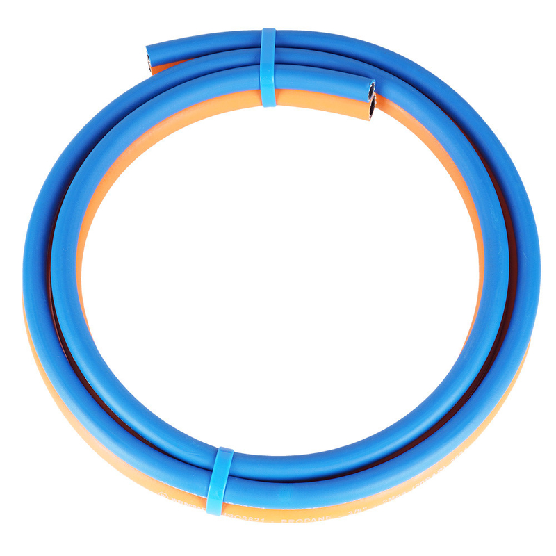 Grade T Verschleißbeständige Reduktor Twin Schweißschlauch Orange 3/8' Blau 1/4'