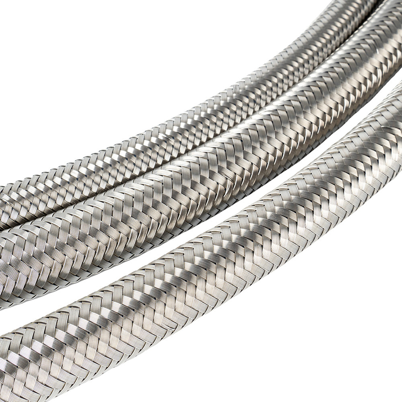 Hochdruck-PTFE-Schlauch mit einer geflochtenen Schicht aus Edelstahl für Transport und mobile Hydraulik