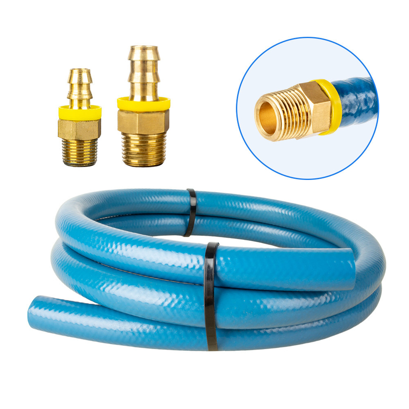 Fabrik 3/4 Zoll 19 mm Mehrfachverwendbares Verschleißresistentes Schnellanschluss Ölresistentes Gasdichtes NBR Gummi DIY Push Lock Schlauch