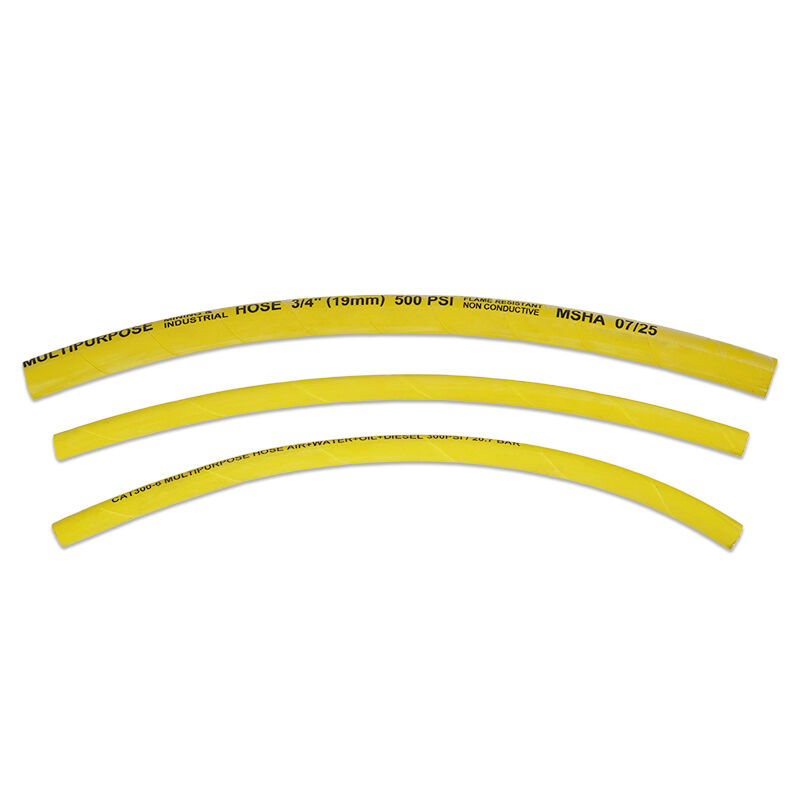 Mehrzweckschlauch aus hochspannbarem Textil, geflochten für den Bergbau - Öl- und Wetterbeständig mit einem breiten Temperaturbereich für industrielle Verwendung