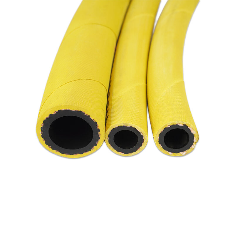 Flame Retardant Antistatic Non-Conductive Multipurpose Mining Rubber 2'' Hose - Nitrile RMA-A for Air, Water, Oil, Fuel Transfer