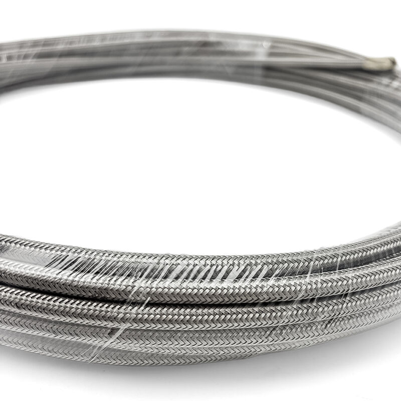 1/2''ID13 mm, Smooth Bore PTFE, High Temp Resistance 260°C Stainless Steel 304 or 316 Wire Braid, Transfer Chemical Reagents
