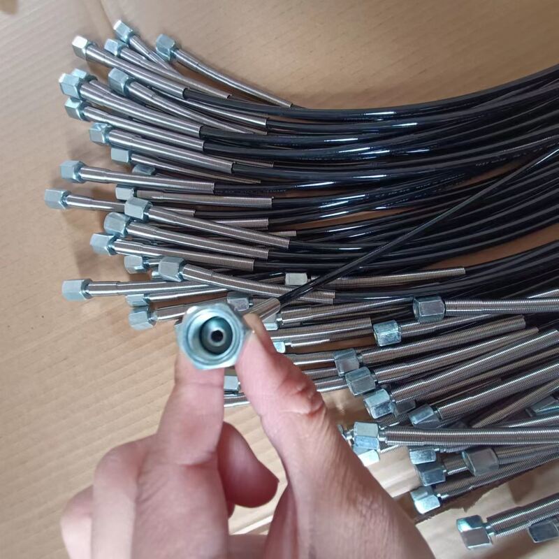 DN2 3,2 mm Innendurchmesser 630Bar Ultrahochdruck-Prüfschlauch 2000Bar Sprengdruck-Luftladeschlauch 0,5m Erweiterte Länge