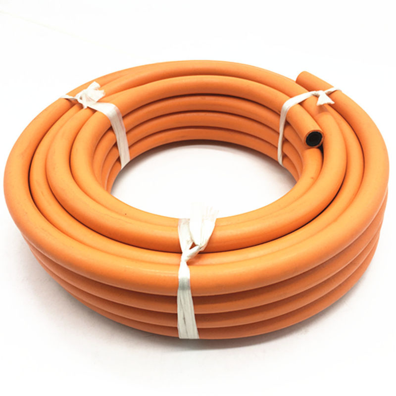 Flexible Orange 50ft/100ft Verschleißbeständig W. P 20bar 10mm Orange LPG Gas Schlauch